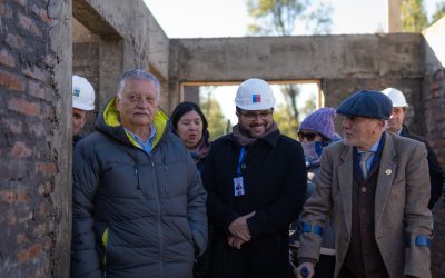 Autoridades verifican avance en construcción de CECOSF Villa Génesis y posta El Durazno