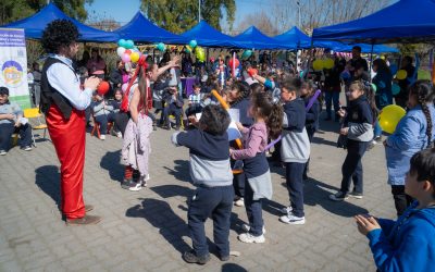 Niñas y niños disfrutaron segunda feria de la infancia del CESFAM Rural Santa Fe