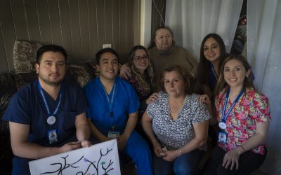 Familias del CESFAM Norte agradecen trabajo de cuidados paliativos universales