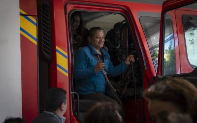 Personas mayores realizaron visita guiada a Bomberos