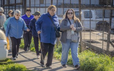 Personas mayores del CESFAM Norte realizaron caminata en Mes del Corazón