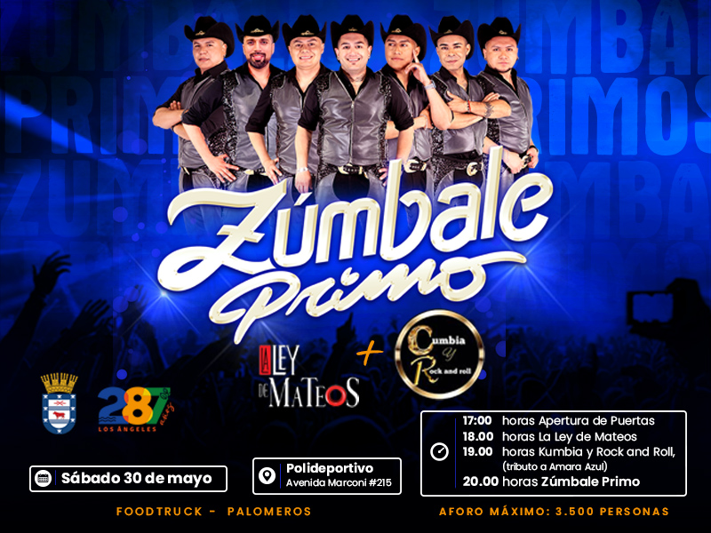 ¡ZUMBALE PRIMO EN LOS ÁNGELES! Gran Show Aniversario 287