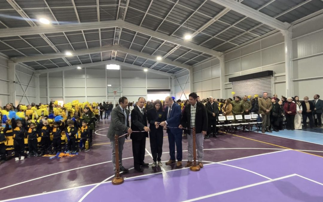 MUNICIPIO INAUGURÓ GIMNASIO DE LA ESCUELA PEDRO RUIZ ALDEA