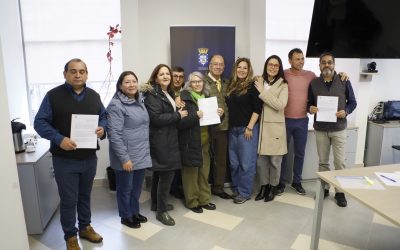 MUNICIPIO ENTREGÓ COMODATOS A CUATRO JUNTAS DE VECINOS