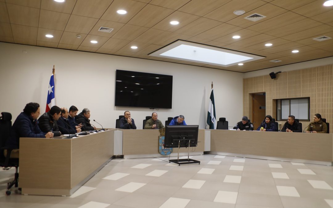 Municipalidad de Los Ángeles coordinó acciones de cara al próximo sistema frontal en un Cogrid comunal